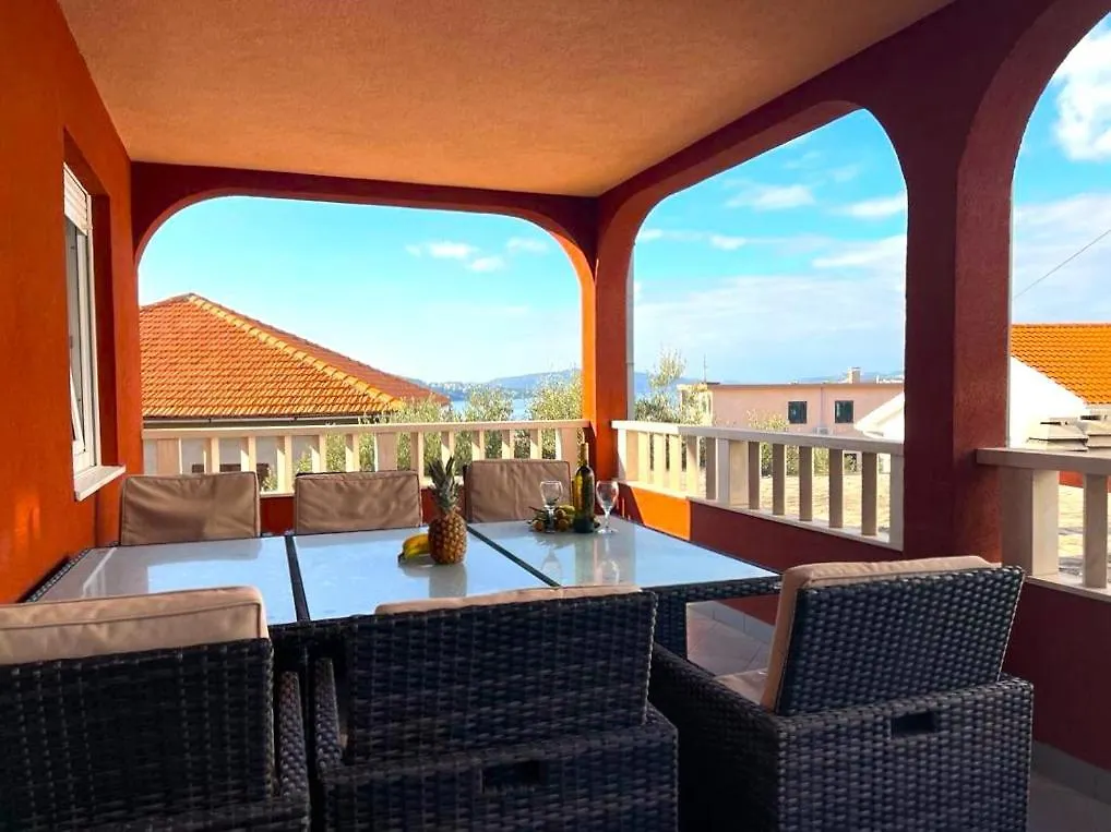 Villa Rudie With 4 Apartments Near The Sea Trogir 0*,  Croatia